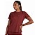 Camiseta Esportiva T-Shirt Poliamida Básica Feminina Proteção Solar Respirável - Marsala - Lupo - Imagem 1