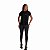 Camiseta Esportiva T-Shirt Poliamida Básica Feminina Proteção Solar Respirável - Preto - Lupo - Imagem 5