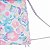 Mochila Kipling Supertaboo - Aqua Flowers - Imagem 5