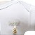 Body para Bebê Básico Manga Longa Liso 100% Algodão com Pingente Folhado a Ouro - Branco - Baby Baby - Imagem 3