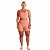 Short Esportivo AF LSport Basic Feminino Sem Costura - 71348 Coral - Lupo Sport - Imagem 3