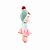 Boneca Metoo Mini Angela Lai Ballet Azul 20cm - Imagem 2