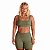 Short AF Canelado 71382 Esportivo Sem Costura Cós Alto - Verde Cacto - Lupo - Imagem 3