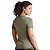 Camiseta Esportiva Poliamida Básica Feminina  - Verde Militar - Proteção Solar Respirável - Lupo - Imagem 5