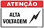 Placa de atenção alta voltagem - Imagem 1