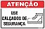Placa de atenção use calçados de segurança - Imagem 1