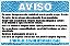 Placa de Aviso de Piscina regras da piscina - Imagem 1