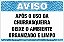 Placa de Aviso de Piscina  o uso da  churrasqueira  deixe o ambiente  organizado e limpo - Imagem 1