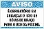 Placa de Aviso de Piscina é obrigatório em  crianças o  uso de  bóias de braço  para o uso da piscina - Imagem 1
