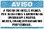 Placa de Aviso de Piscina a piscina do hotel é vigiada  por  salva-vidas e encontra-se  dividida em 3 partes:  adulto, crianças e nadadores  profissionais. - Imagem 1