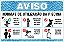 Placa de Aviso de Piscina normas de utilização da piscina não deixe crianças sozinhas - Imagem 1