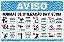 Placa de Aviso de Piscina normas de utilização da piscina proibido fumar na piscina - Imagem 1