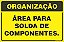 Placa de organização área para solda de componentes. - Imagem 1