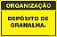 Placa de organização depósito de  granalha. - Imagem 1