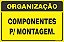 Placa de organização componentes p/ montagem. - Imagem 1