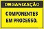 Placa de organização componentes em processo. - Imagem 1