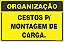 Placa de organização cestos p/ montagem de  carga. - Imagem 1
