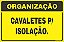 Placa de organização cavaletes p/ isolação. - Imagem 1