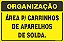 Placa de organização área p/ carrinhos de aparelhos de solda. - Imagem 1