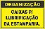 Placa de organização caixas p/  lubrificação da estamparia. - Imagem 1