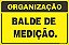 Placa de organização balde de medição. - Imagem 1