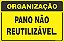 Placa de organização pano não reutilizável. - Imagem 1