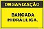Placa de organização bancada hidráulica. - Imagem 1