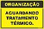 Placa de organização aguardando tratamento térmico. - Imagem 1