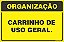 Placa de organização carrinho de uso geral. - Imagem 1