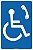 Placa de acessibilidade telefone com acessibilidade para cadeirante - Imagem 1