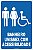 Placa de acessibilidade banheiro unissex com acessibilidade - Imagem 1