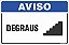 Placa de aviso degraus - Imagem 1