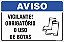 Placa de aviso vigilante! obrigatório o uso de botas - Imagem 1