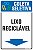 Placa de coleta seletiva de lixo reciclável - Imagem 1