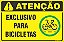 Placa de condomínio exclusivo para bicicletas - Imagem 1