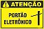 Placa de condomínio portão eletrônico - Imagem 1