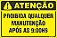 Placa de condomínio proibida qualquer manutenção após as 9:00hs - Imagem 1