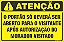 Placa de condomínio o portão só deverá ser  aberto para o visitante  após autorização do morador visitado - Imagem 1