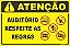 Placa de condomínio auditório respeite as regras - Imagem 1
