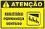 Placa de condomínio auditório permaneça  sentado - Imagem 1