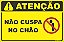 Placa de condomínio  não cuspa no chão - Imagem 1