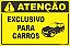 Placa de condomínio exclusivo  para carros - Imagem 1
