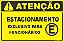 Placa de condomínio estacionamento exclusivo para funcionários - Imagem 1