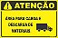 Placa de condomínio área para carga e descarga de materiais. - Imagem 1