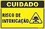 Placa de cuidado risco de  intoxicação - Imagem 1
