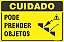 Placa de cuidado pode prender  objetos - Imagem 1
