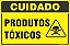 Placa de cuidado produtos tóxicos - Imagem 1