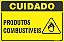Placa de cuidado produtos combustíveis - Imagem 1