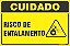 Placa de cuidado  risco de  entalamento - Imagem 1