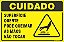 Placa de cuidado superfície quente pode queimar  as mãos não tocar - Imagem 1